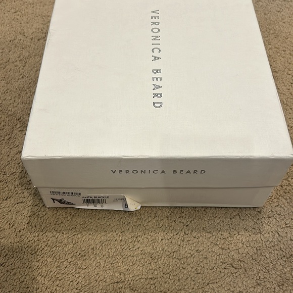 Veronica Beard Avila Black Leather Slide Size 8 - Picture 6 of 6